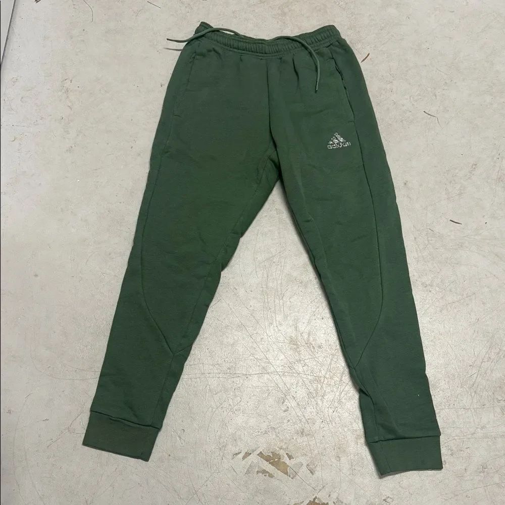 Adidas XS Forest Green Sweatpant Joggers - LIKE NEW